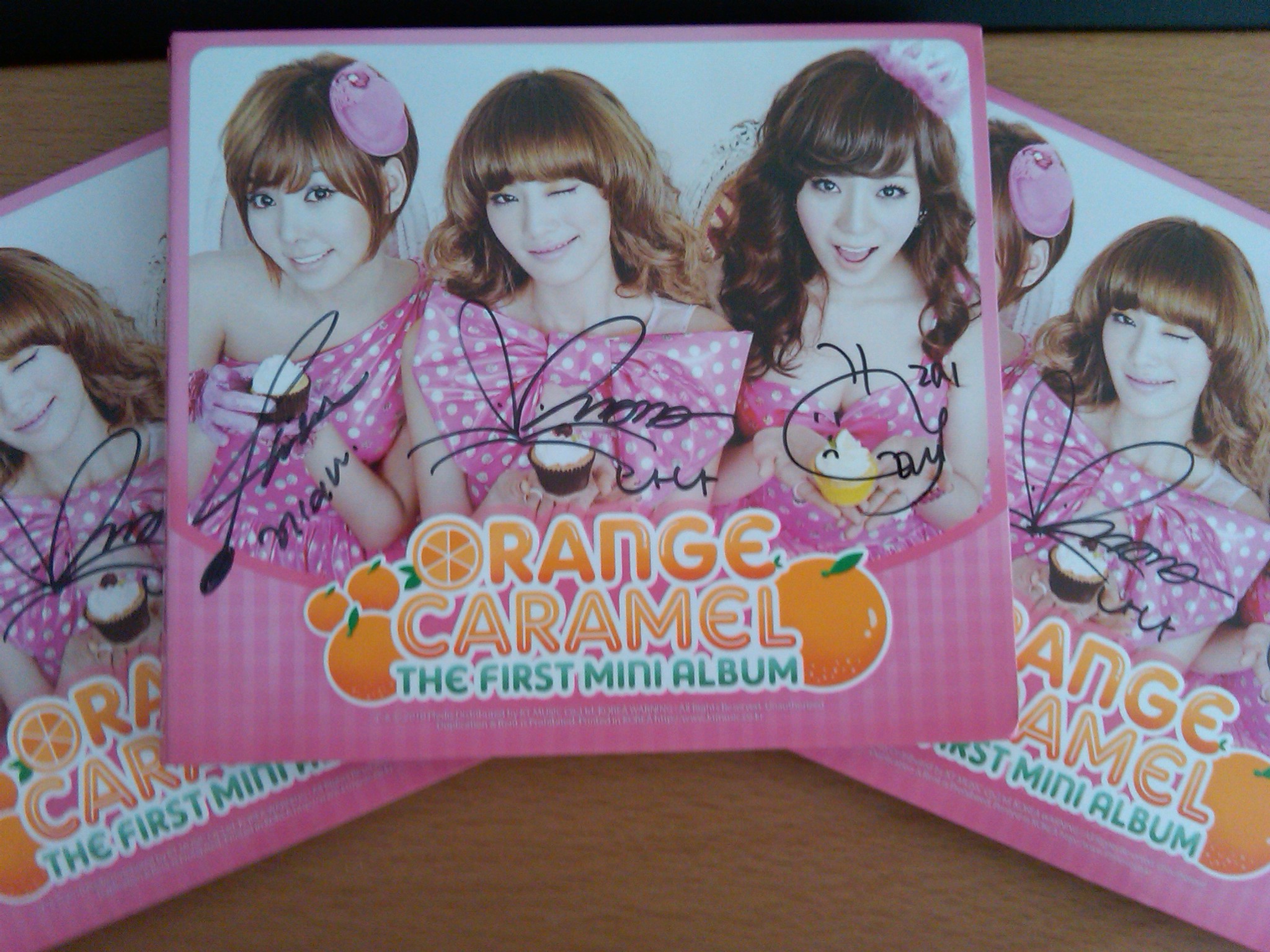 Autographed Orange Caramel Album Giveaway! allkpop