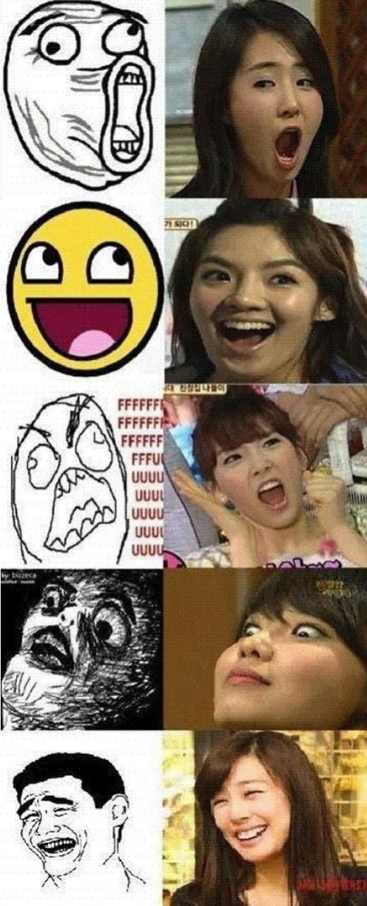 girls' generation members' doppelgangers found in internet memes 20120601_SNSD_MEME girls' generation members' doppelgangers found in internet memes