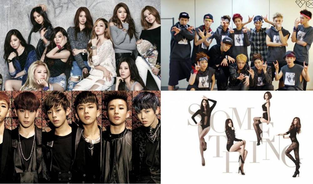 2PM, 4minute, B.A.P, B2ST, BTOB, CNBLUE, EXO, f(x), Girl