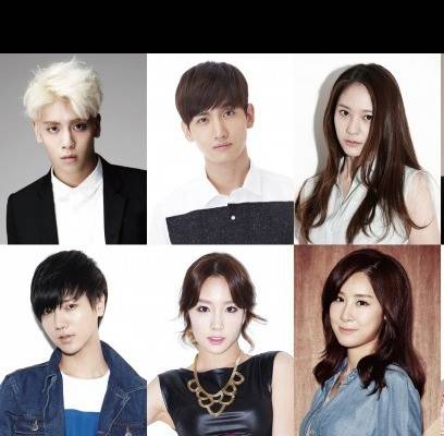 Changmin, Jonghyun, EXO, Chen, f(x), Krystal, SHINee, Jonghyun, Girls