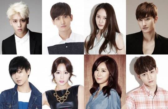 Changmin, Jonghyun, EXO, Chen, f(x), Krystal, SHINee, Jonghyun, Girls