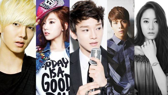 Jonghyun, EXO, Chen, f(x), Krystal, SHINee, Jonghyun, Girls