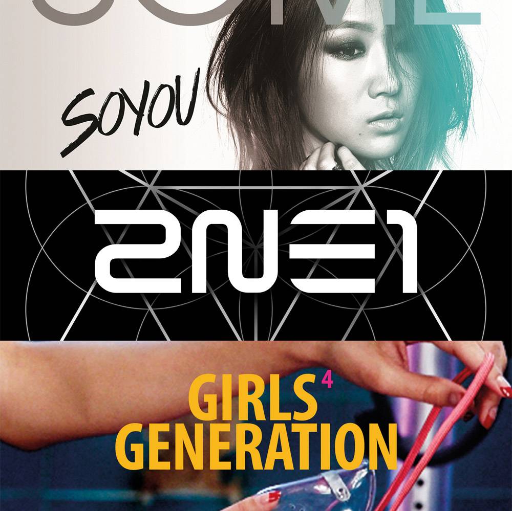 2NE1, Orange Caramel, CNBLUE, Soyu, Girls