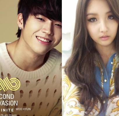 4minute, Jihyun, INFINITE, Woohyun, Sungyeol, Baek Seung Heon