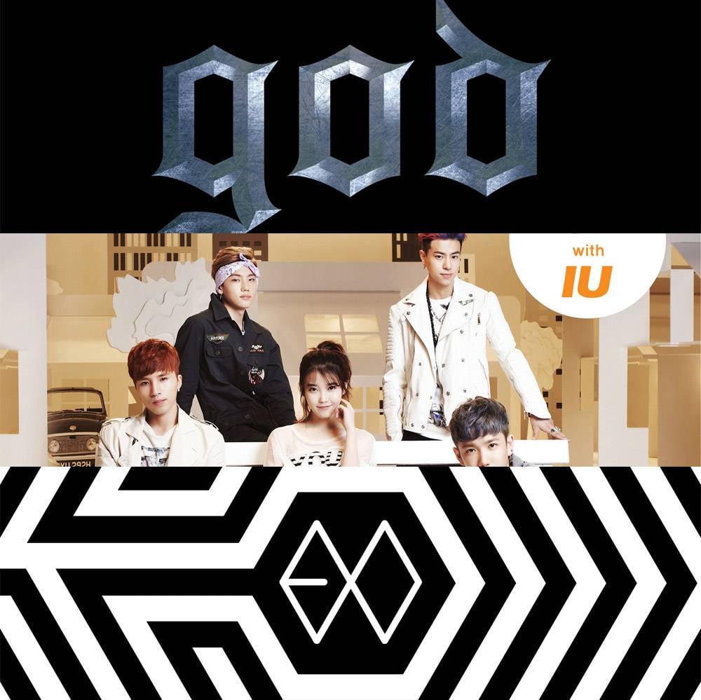 g.o.d, Apink, EXO, EXO-K, Baek Ji Young, IU, Akdong Musician (AKMU), Baek Ah Yeon, Park Hyo Shin, Junggigo, Beenzino, HIGH4