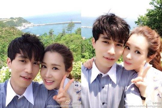 Hotel King S Lee Dong Wook And Lee Da Hae Are A Good Looking Couple In Selcas From The Set Of Filming Allkpop