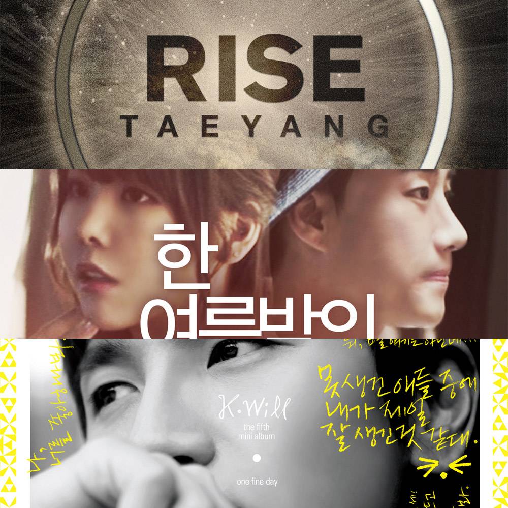 AOA, Raina, B2ST, Taeyang, IU, San E, K.Will, Gary, Jung In, Fly to the Sky