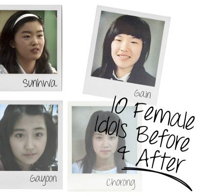 Gayoon, Nana, Chorong, Ga In, Kang Min Kyung, Hyeri, KARA, Sunhwa, Sunny, Hyomin