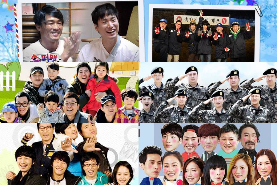 2NE1, Park Bom, After School, Nana, EXO, Chanyeol, Super Junior, ZE:A, Hyungsik, HaHa, K.Will, Song Ji Hyo, Yoo Jae Suk, Leessang, Gary, Jung Joon Young, Super Junior-M, Henry, Cha Tae Hyun, 5urprise, Seo Kang Jun, Park Min Woo