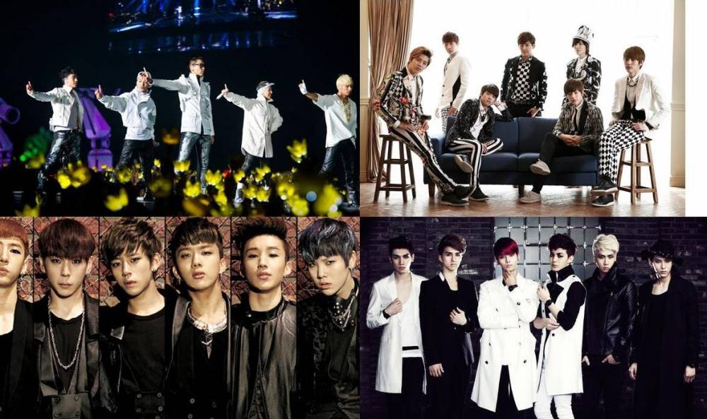 B.A.P, Big Bang, INFINITE, VIXX