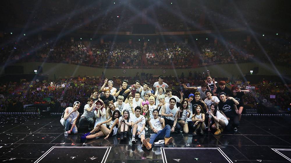 2AM, 2PM, miss A, Wonder Girls, Yenny, Jang Woo Hyuk, Baek Ah Yeon, J.Y. Park, Sunmi, GOT7, HA:TFELT