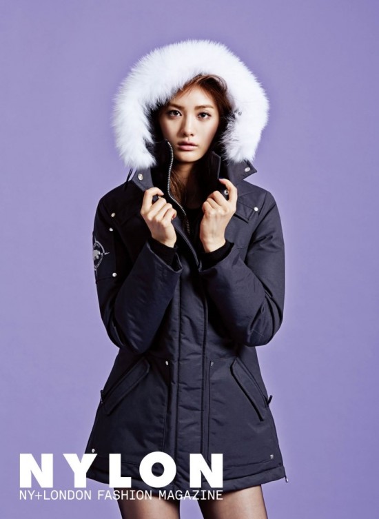 Nana and Lee Soo Hyuk bundle up in 'Skechers' winter jackets for 'NYLON ...