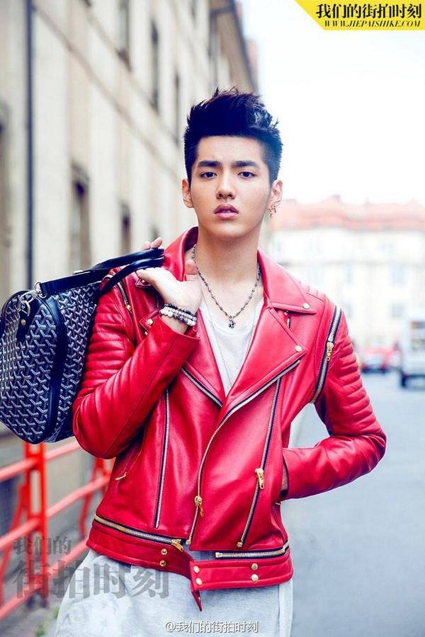 Kris models for 'Our Street Style,' is cast in new Chinese movie