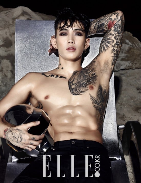 Jay Park bares his greased-up chiseled abs in photoshoot with