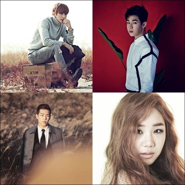 B1A4, Jinyoung, Super Junior-M, Henry, Ulala Session, Yoo Sung Eun, Min Hyo Rin