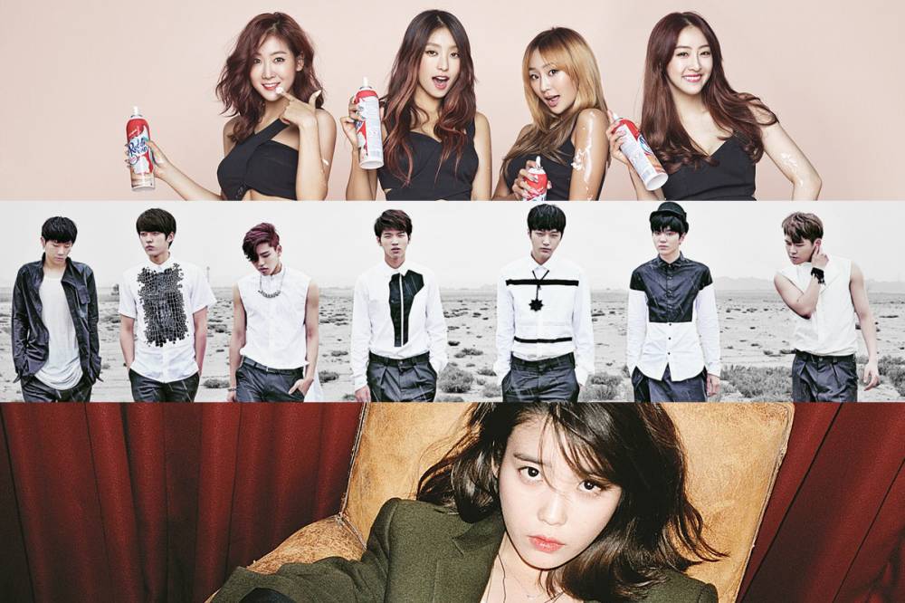 INFINITE, SISTAR, IU