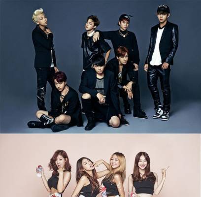 2AM, Changmin, 8eight, Lee Hyun, SISTAR, BTS, Homme