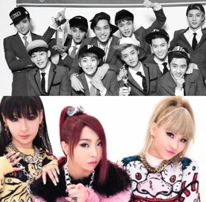 2NE1, EXO