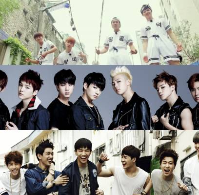 BTOB, Sungjae, VIXX, Cha Hak Yeon (N), Hyuk, BTS, GOT7, Jackson