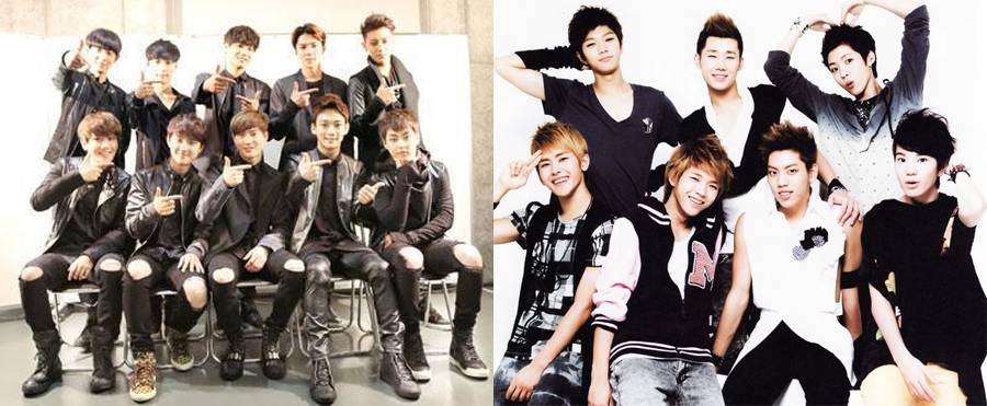 EXO, INFINITE