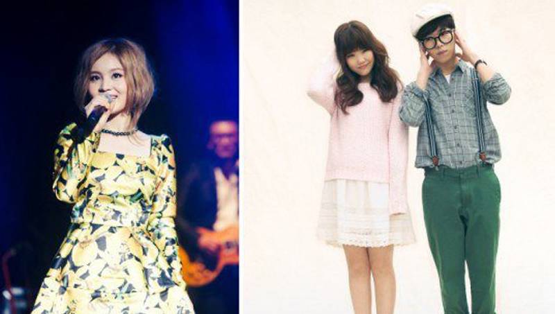 Lee Hi, Jamie (Park Ji Min), Akdong Musician (AKMU), Baek Ah Yeon, Bernard Park