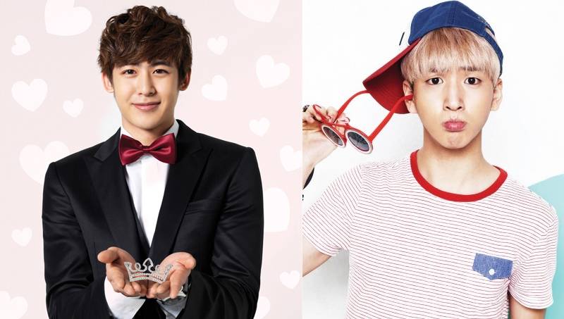 Nichkhun, Baro, Yonghwa, Kim Myung Soo (L), Kwanghee, Kangnam, Song Min Ho (Mino)