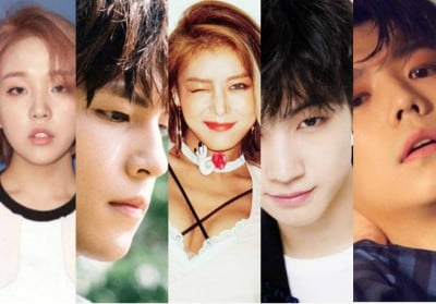 Wooyoung, Yubin, Baek Ah Yeon, JB, Wonpil