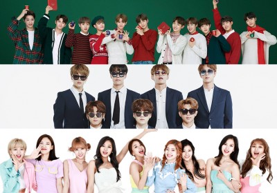 BTS, TWICE, Wanna One