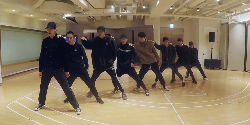 Image result for EXO drop a choreography practice clip for 'Electric Kiss'!