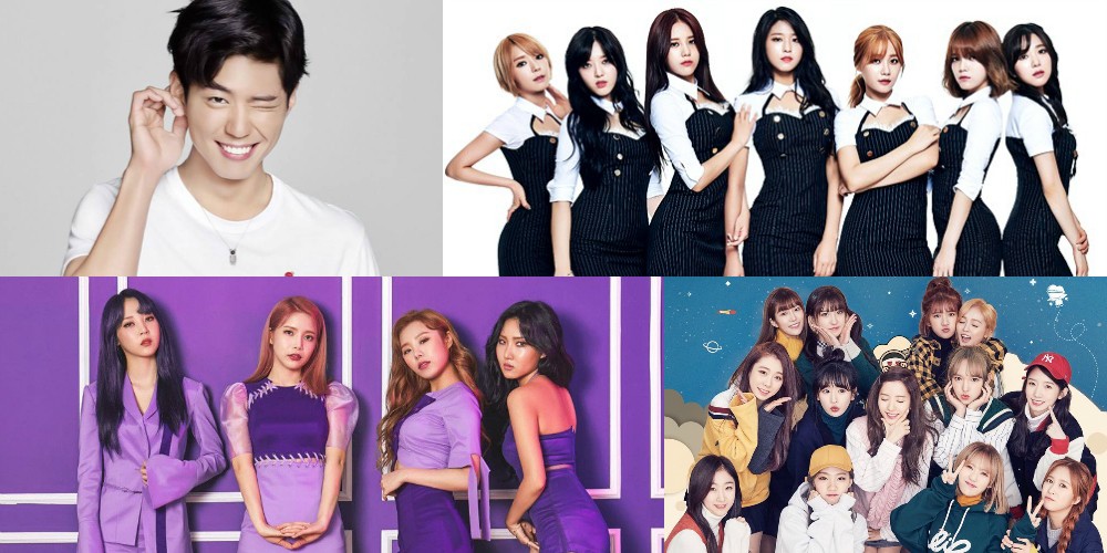 AOA, MAMAMOO, Park Bo Gum, Cosmic Girls