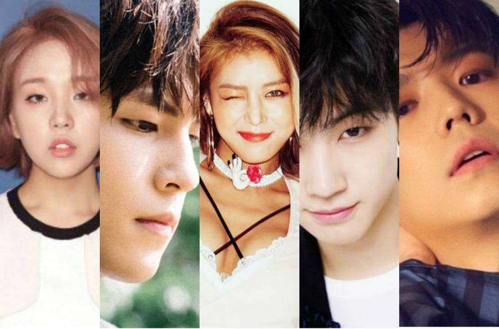 Wooyoung, Yubin, Baek Ah Yeon, JB, Wonpil