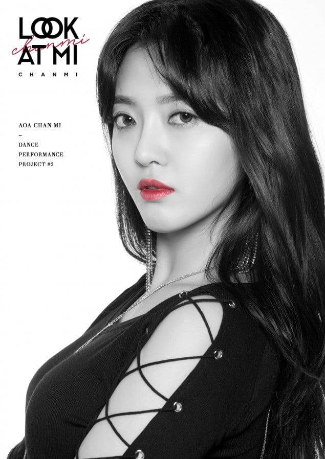 Чанми из AOA опубликовала постеры к своему новому танцевальному проекту "LOOK AT MI"