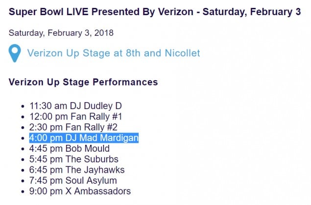 Крис отменил свое выступление на концерте "Super Bowl LIVE"?