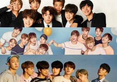 BTS, iKON, Wanna One