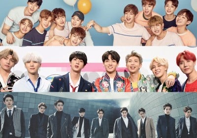 EXO, BTS, Wanna One