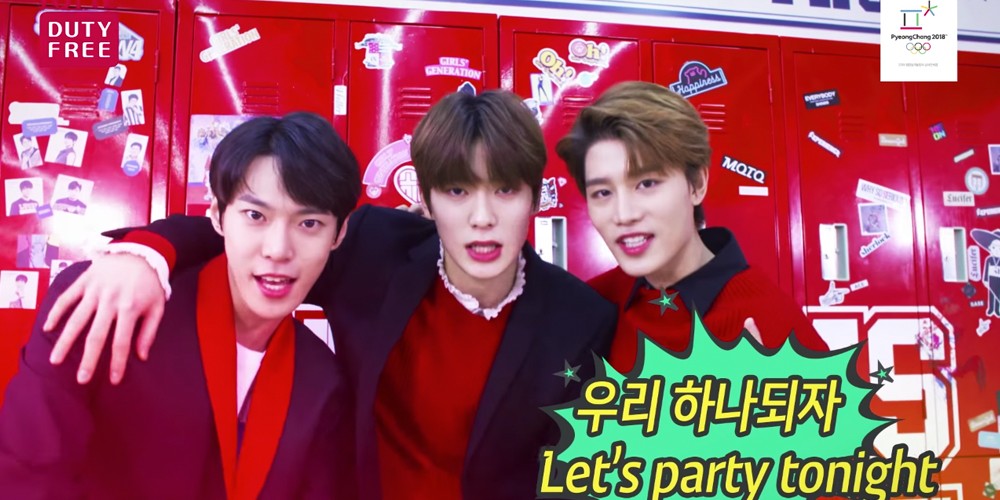 Image result for NCT partner up with 'Lotte Duty Free Shop' for Olympic cheer song