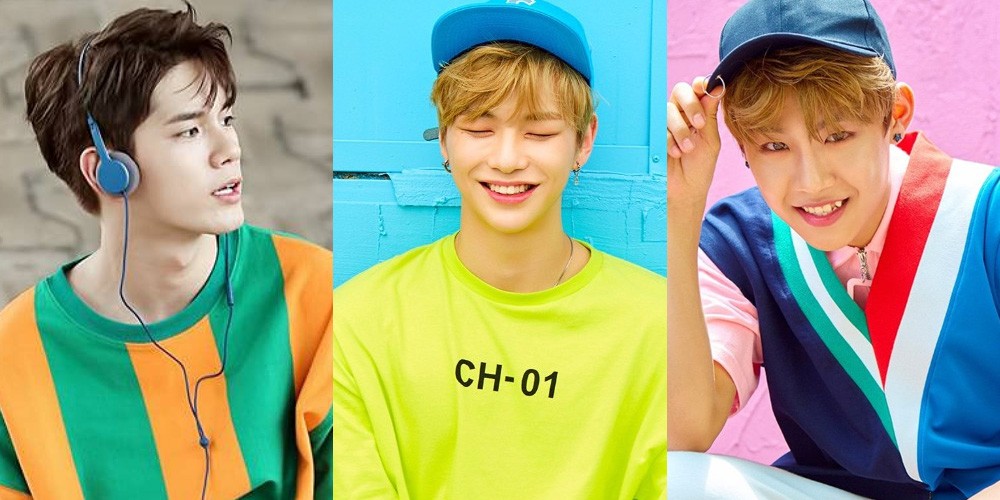 Wanna One, Kang Daniel, Ong Seong Wu, Park Woo Jin