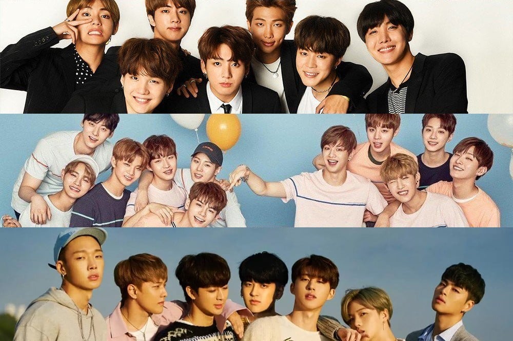 BTS, iKON, Wanna One