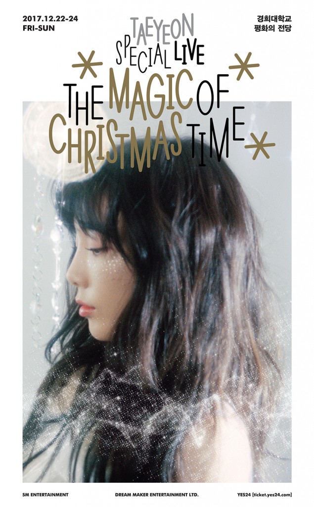 SM Ent. выпустит DVD концерта Тэён "The Magic of Christmas Time"