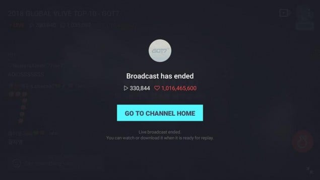 GOT7 устанавливают новый рекорд, получив более миллиарда лайков в VLive