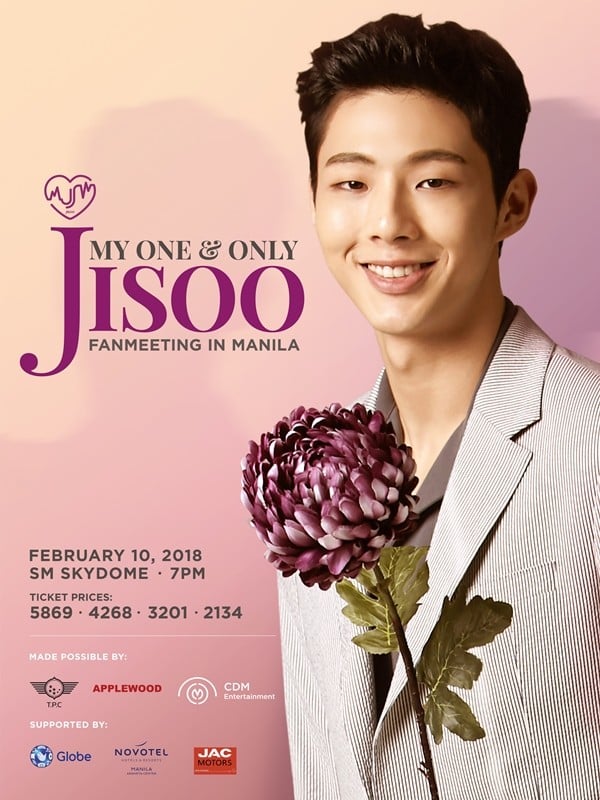 Актер Джи Су встретится с поклонниками в рамках "Ji Soo, My One & Only"