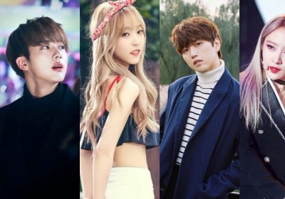 Sandeul, Hani, Ken, Jin, Jin, Moon Byul, Jin