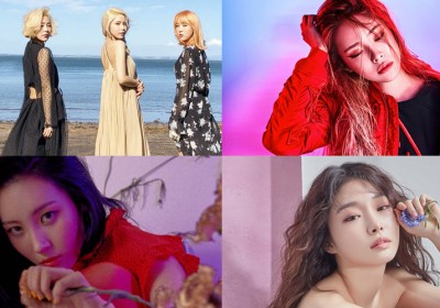 Sunmi, MAMAMOO, Heize, Kim Chung Ha