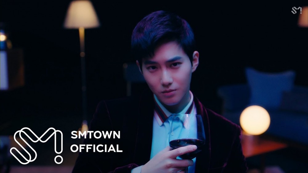 Image result for EXO's Suho & Jang Jae In have a dark 'Dinner' in 'SM Station' MV