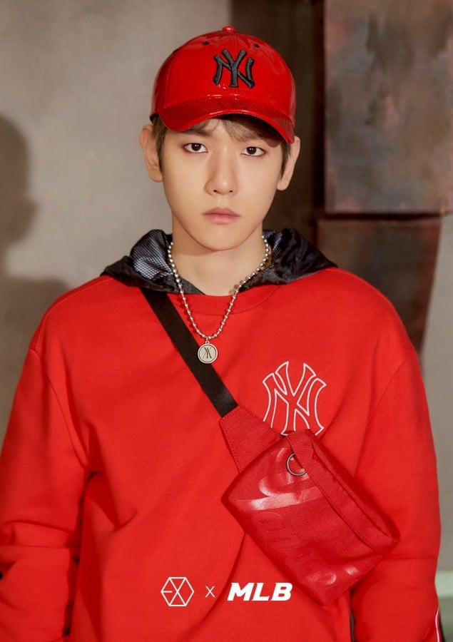  EXO  get sporty for EXO  x MLB photoshoot allkpop