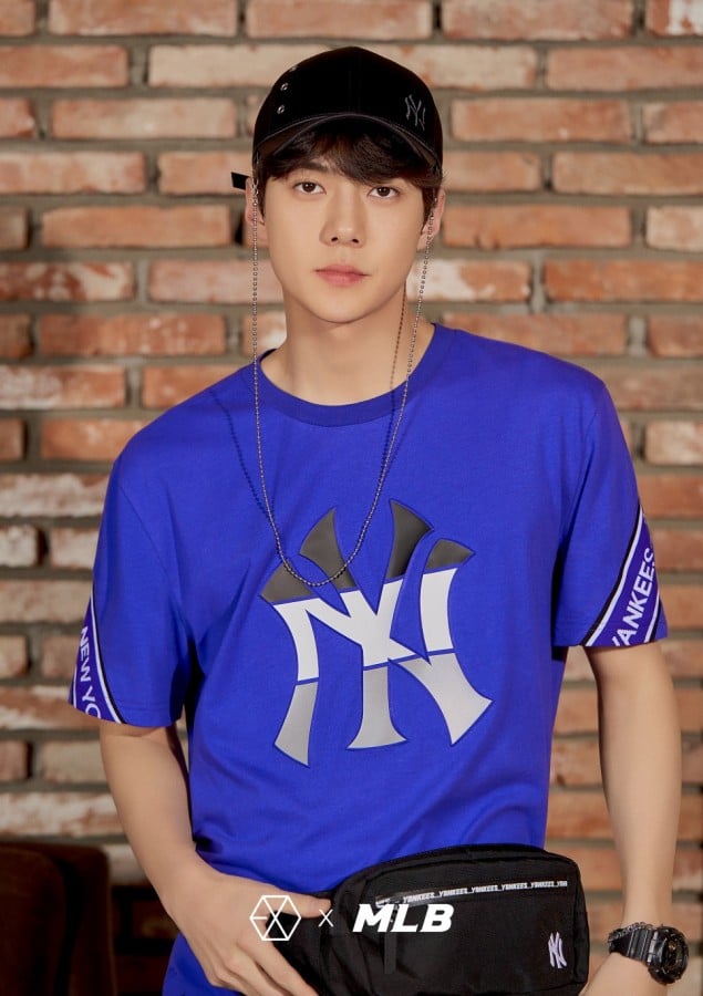  EXO  get sporty for EXO  x MLB photoshoot allkpop