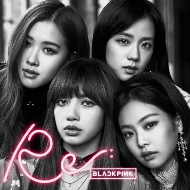 Black Pink is fierce in black and white for their Japanese repackage ...