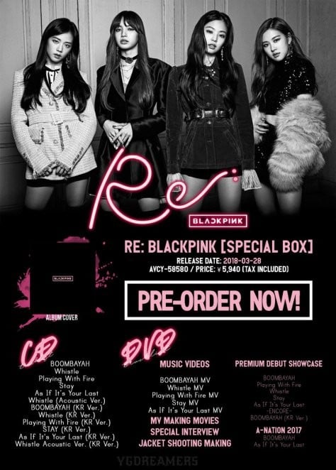 [РЕЛИЗ] BLACKPINK опубликовали фото-тизеры для их японского альбома "Re: BLACKPINK"