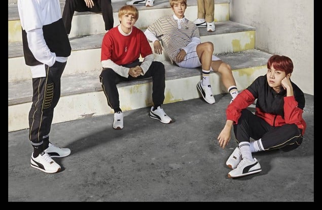 BTS в новом рекламном ролике для бренда "PUMA"