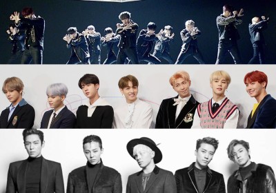 Big Bang, BTS, Wanna One